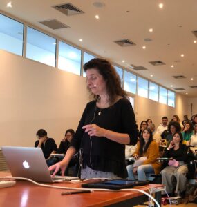 Catia Trevisani in aula