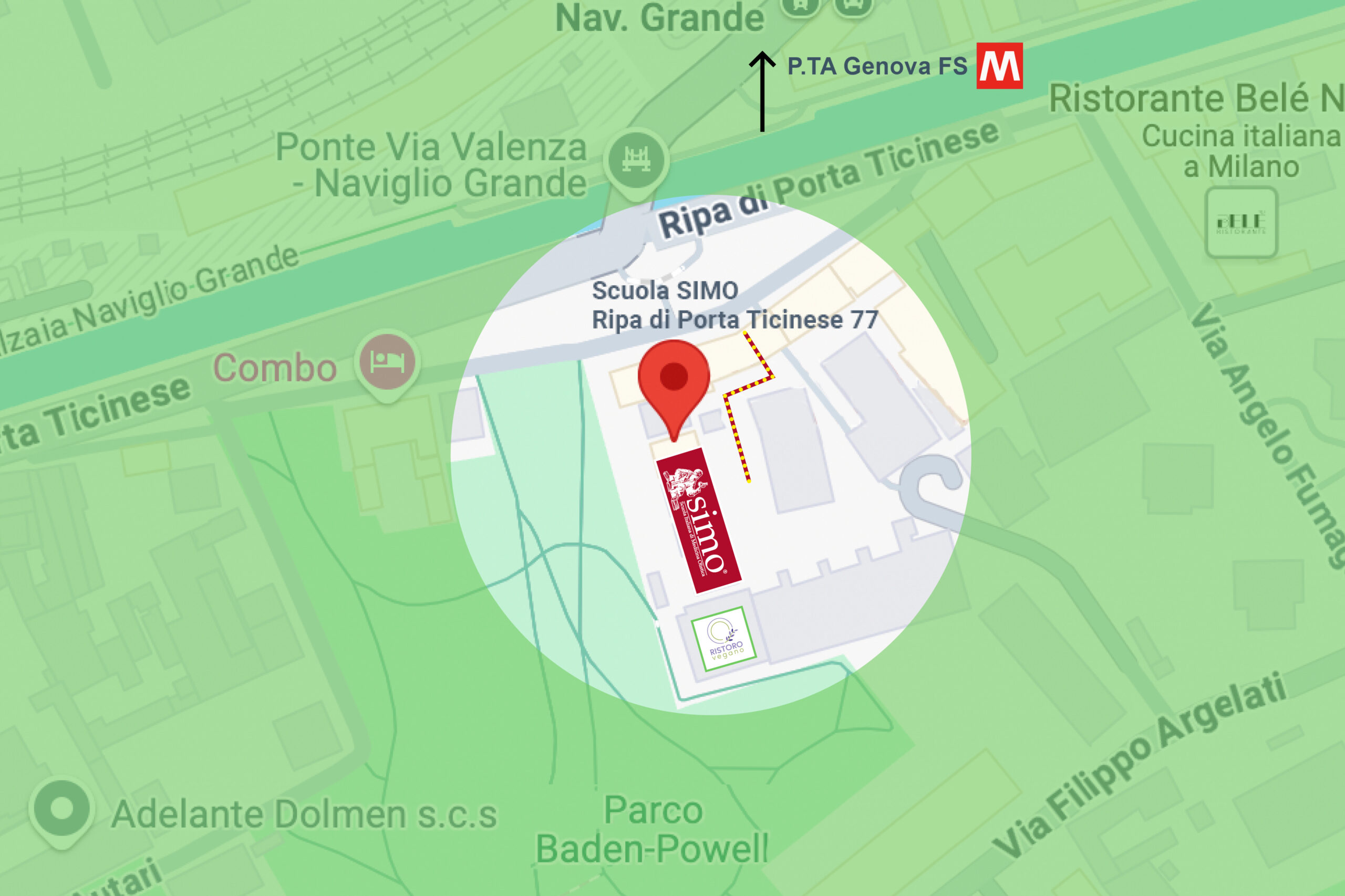 come arrivare, mappa
